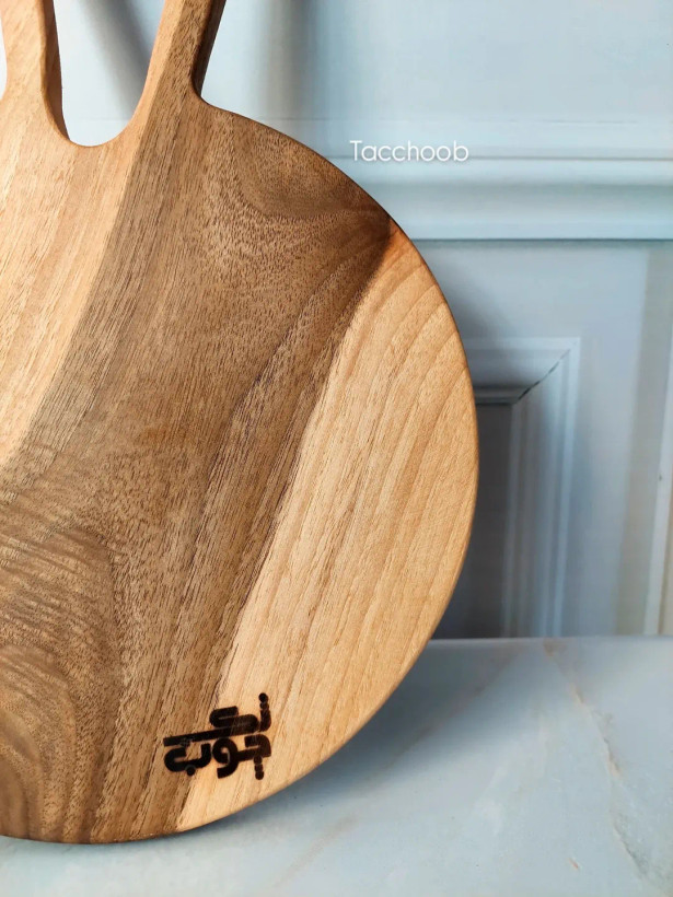 تخته گوشت و تخته سرو چوبی