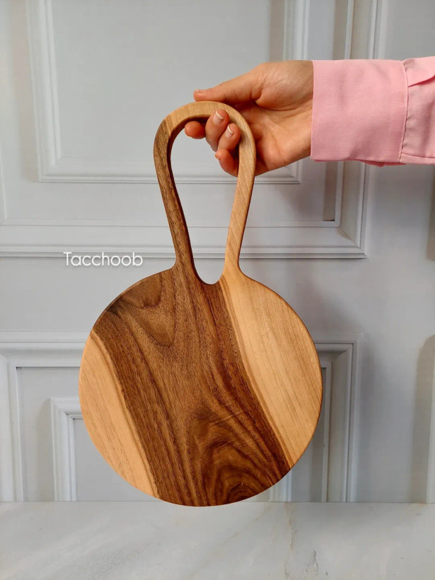 تخته گوشت و تخته سرو چوبی