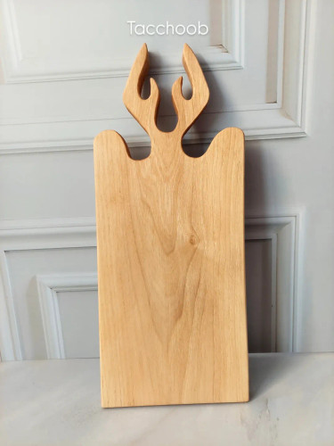 تخته گوشت و تخته سرو چوبی